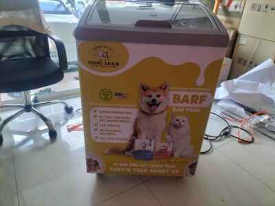สติ๊กเกอร์ติดตู้แช่พิมพ์โปรโมชั่น