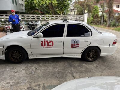 สติ๊กเกอร์โลโก้ติดรถ